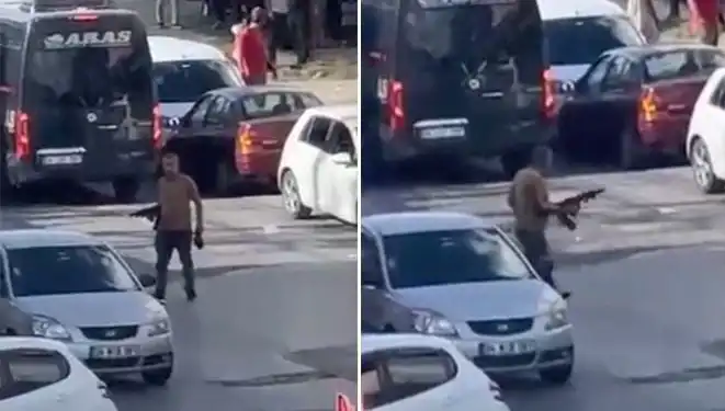 Başakşehir'de Pompalı Tüfekle Sokakları Saran Korku Dolu Olay!