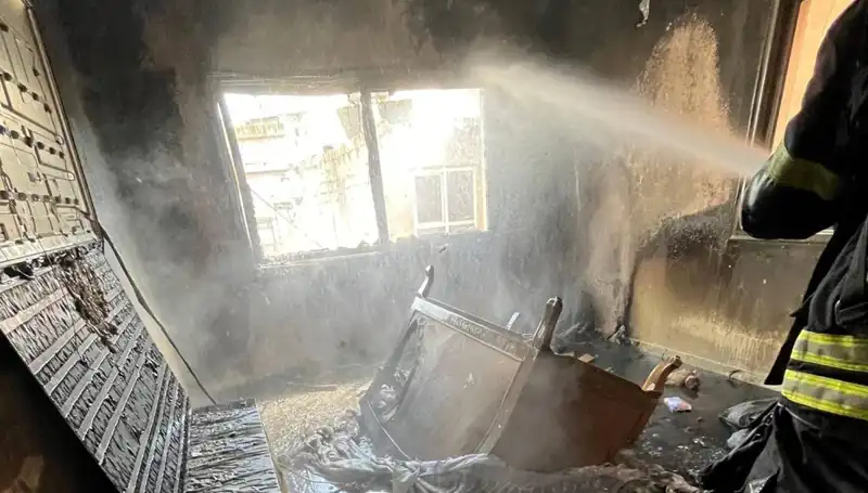 Mersin’deki Apartman Dairesinde Yangın: Korku Dolu Anlar