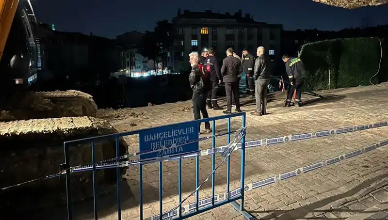İstanbul’da İnşaat Çalışmasında Yol Çökmesi: Faciadan Dönüldü